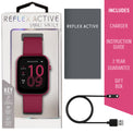Reflex Active Series 12 Berry Red Multi-Function Smart Watch RA12-2158