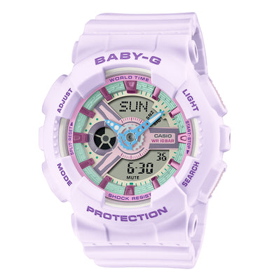 Casio Baby-G Pastel Purple Digital Youth Watch BA110XPM-6A