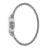 Eclipse Stainless Steel Round Dial Silver Band Watch