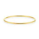 9ct Yellow Gold 60x2.5mm Solid Polished Golf Bangle