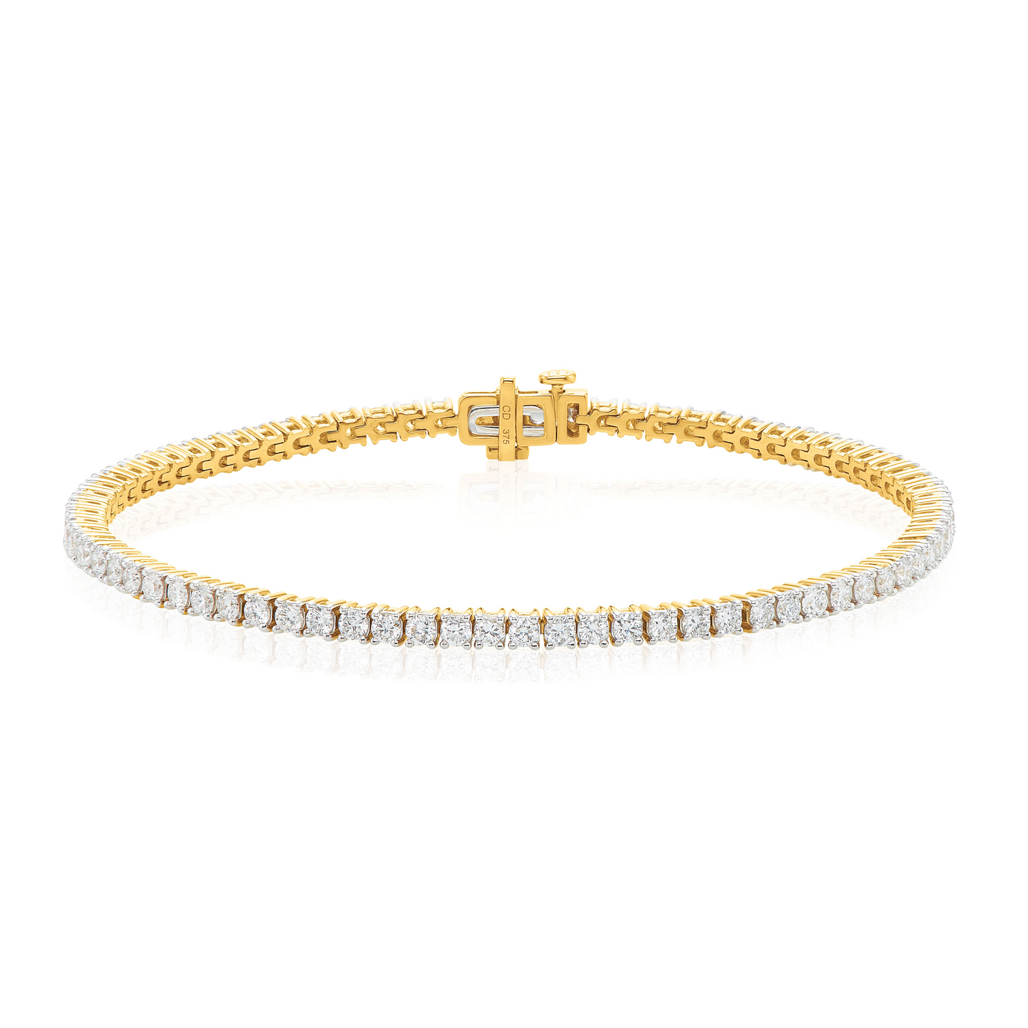 9ct Gold Tennis Bracelets