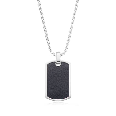 Tensity Stainless Steel 60cm Dog Tag Pendant