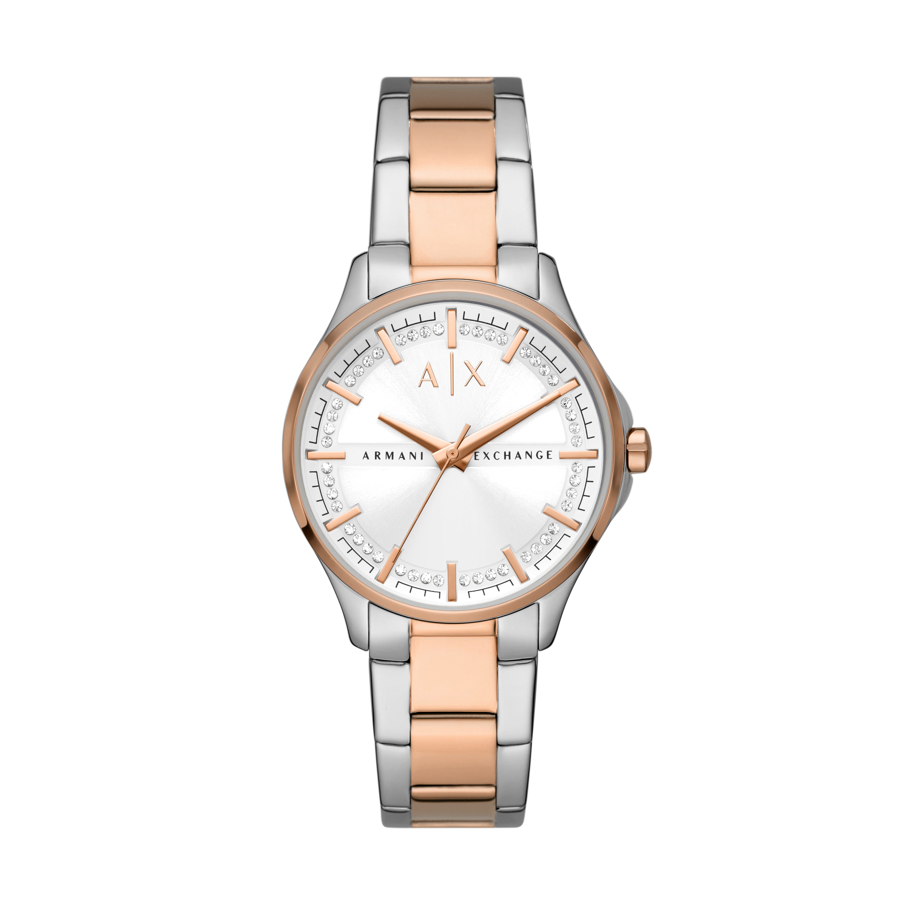 Ax5383 Armani Exchange Three-Hand Two-Tone Stainless Steel Watch AX5258