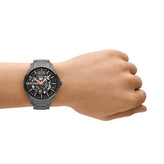 Armani Exchange Automatic Gunmetal Stainless Steel Watch AX2458