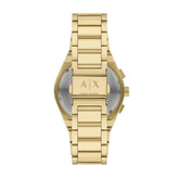 Armani Exchange Chronograph Gold-Tone Stainless Steel Watch AX4180