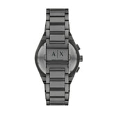 Armani Exchange Chronograph Gunmetal Stainless Steel Watch AX4182