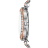 Fossil Carlie Mini Three-Hand Two-Tone Stainless Steel Watch ES4649