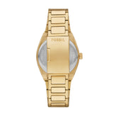 Fossil Everett Three-Hand Date Gold-Tone Stainless Steel Watch FS6090