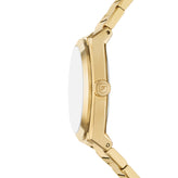 Fossil Everett Three-Hand Date Gold-Tone Stainless Steel Watch FS6090