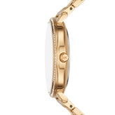 Michael Kors Pyper Three-Hand Gold-Tone Alloy Watch MK4666