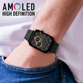 Reflex Active Series 30 Amoled Black Smart Watch RA30-2186