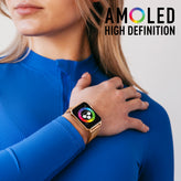 Reflex Active Series 30 Amoled Rose Gold Mesh Smart Watch RA30-4086