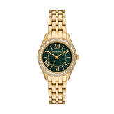 Michael Kors Harlowe Three-Hand Gold-Tone Stainless Steel Watch MK4870