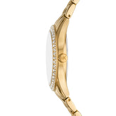 Michael Kors Harlowe Three-Hand Gold-Tone Stainless Steel Watch MK4870