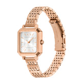 Armani Exchange Three-Hand Rose Gold-Tone Stainless Steel Watch and Bracelet Set AX7164SET