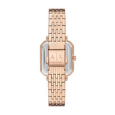 Armani Exchange Three-Hand Rose Gold-Tone Stainless Steel Watch and Bracelet Set AX7164SET