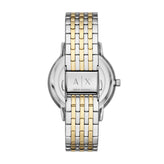 Armani Exchange Three-Hand Two-Tone Stainless Steel Watch and Bracelet Box Set AX7156SET