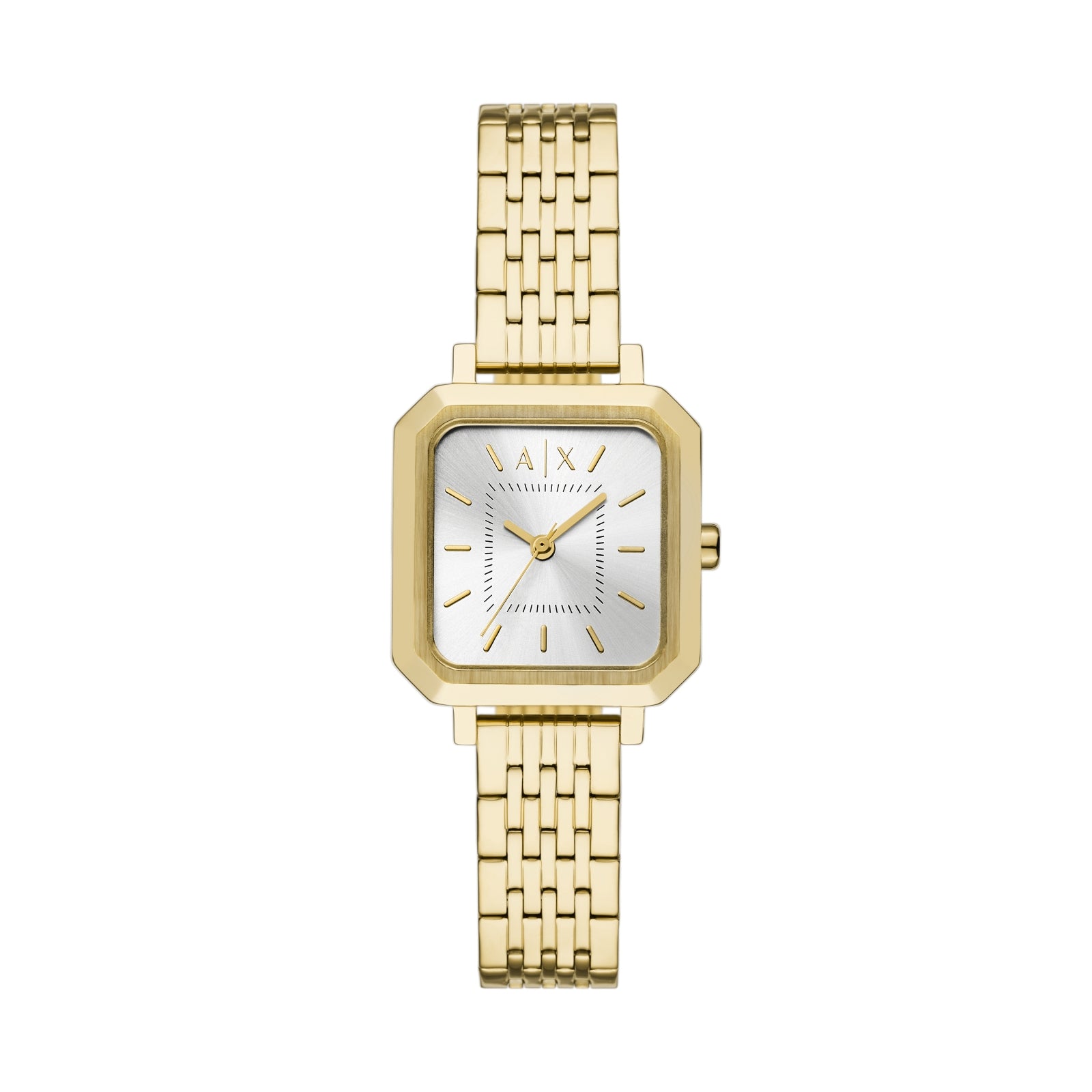 Armani Exchange Three-Hand Gold-Tone Stainless Steel Watch AX5725