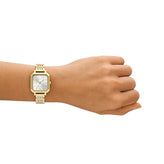 Armani Exchange Three-Hand Gold-Tone Stainless Steel Watch AX5725