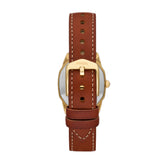 Fossil Three-Hand Brown Leather Watch ES5364