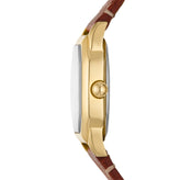 Fossil Three-Hand Brown Leather Watch ES5364