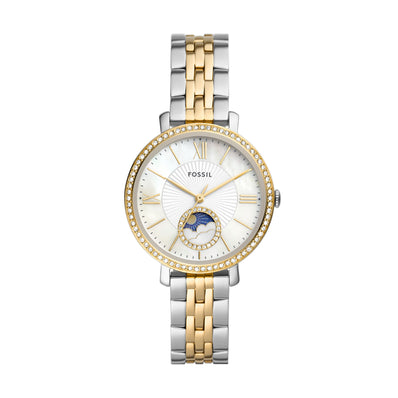 Fossil Jacqueline Sun Moon Two-Tone Watch ES5166