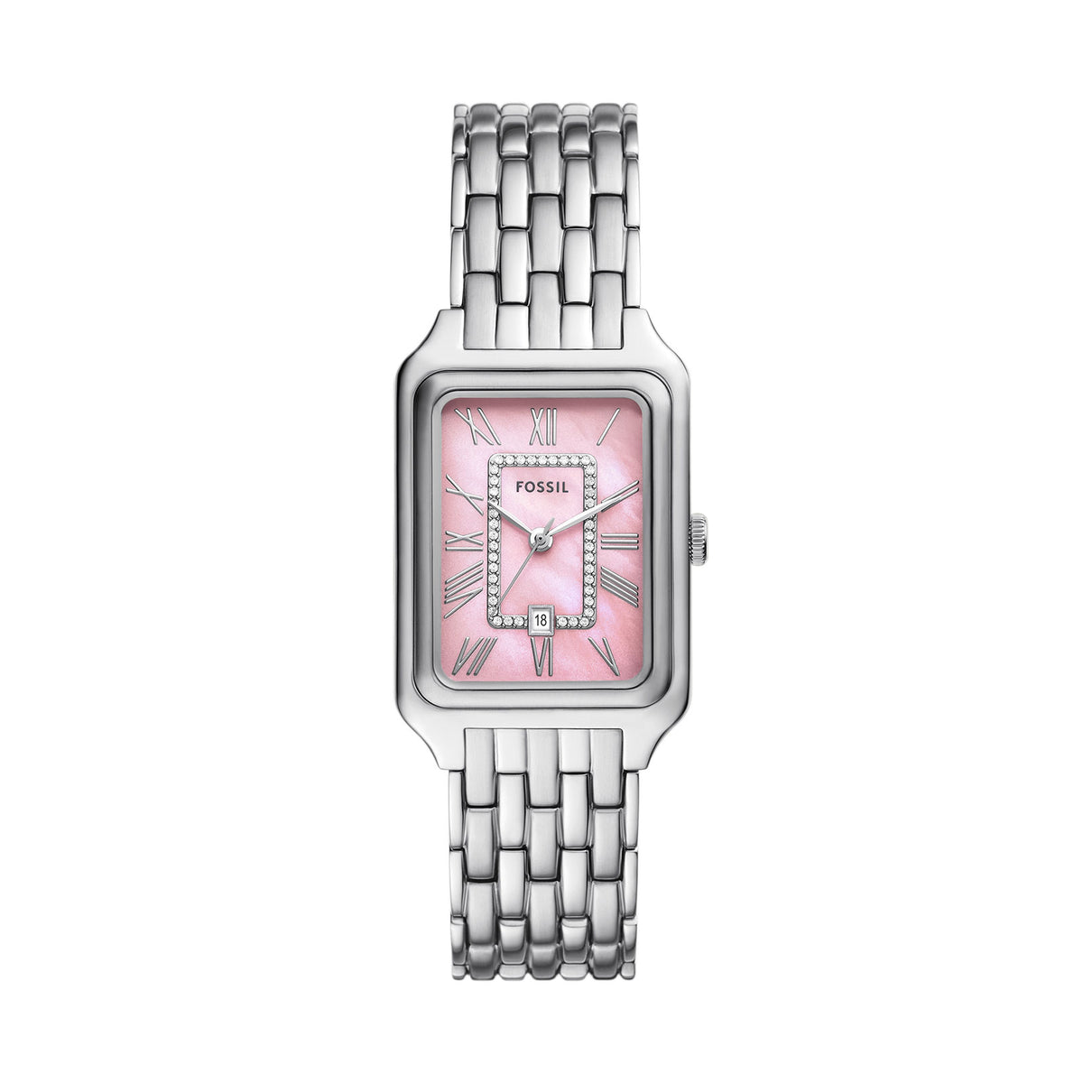 Fossil Raquel Three-Hand Date Stainless Steel Watch ES5401