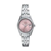 Fossil Scarlette Three-Hand Date Stainless Steel Watch ES5403