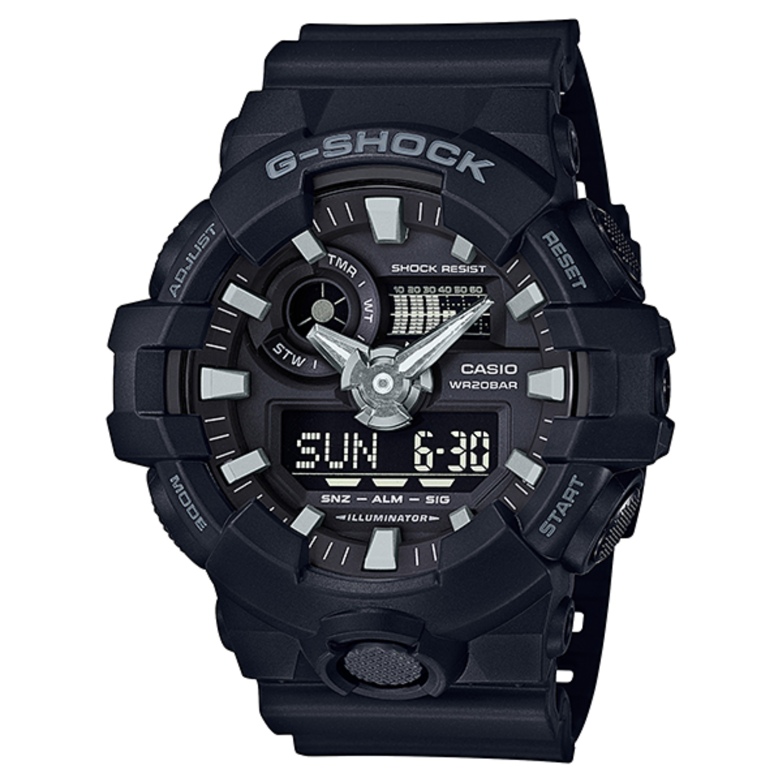 Casio G-Shock Black Watch GA700-1B