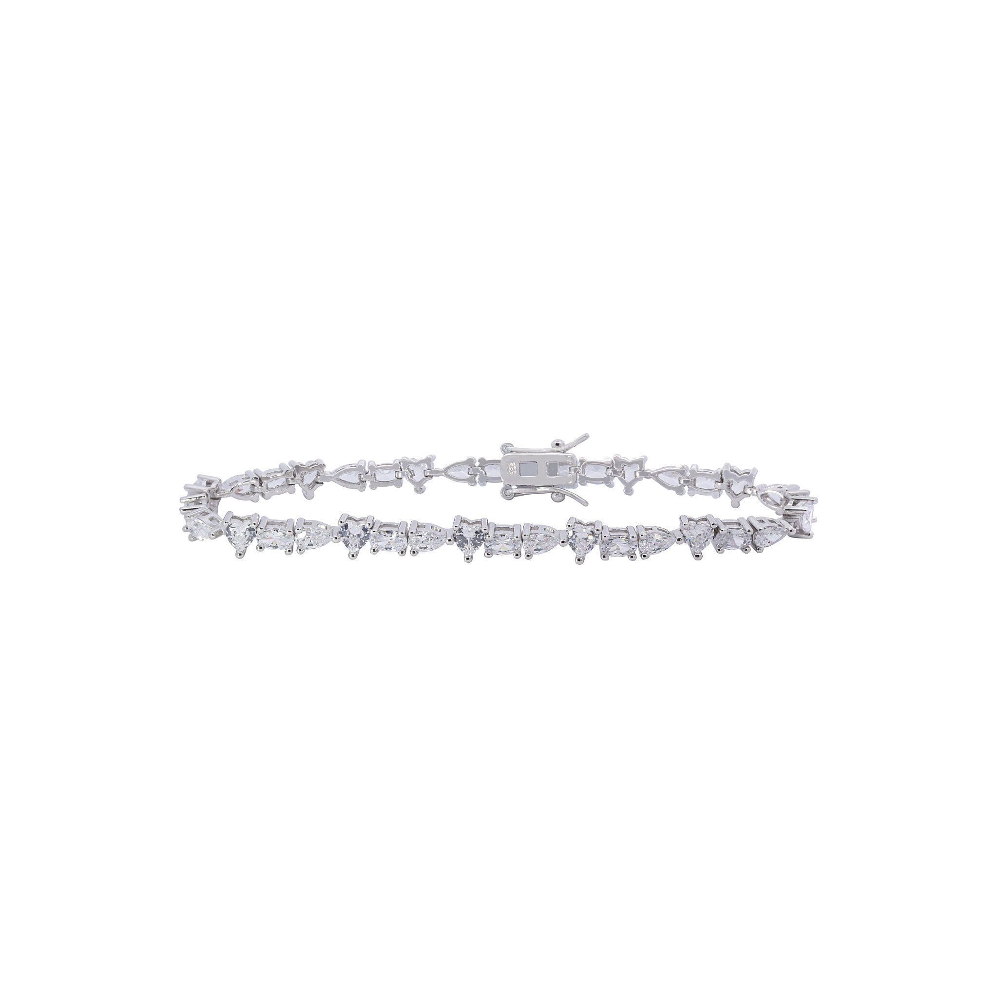 Sterling Silver Cubic Zirconia Tennis Bracelet
