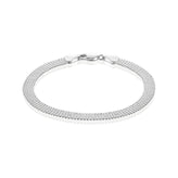 Sterling Silver 19cm Mesh Bracelet