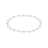 Sterling Silver 19cm Ball Bracelet