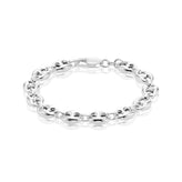 Sterling Silver 19cm Fancy Link Bracelet