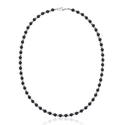Tensity Stainless Steel 50cm Black & Silver Chain