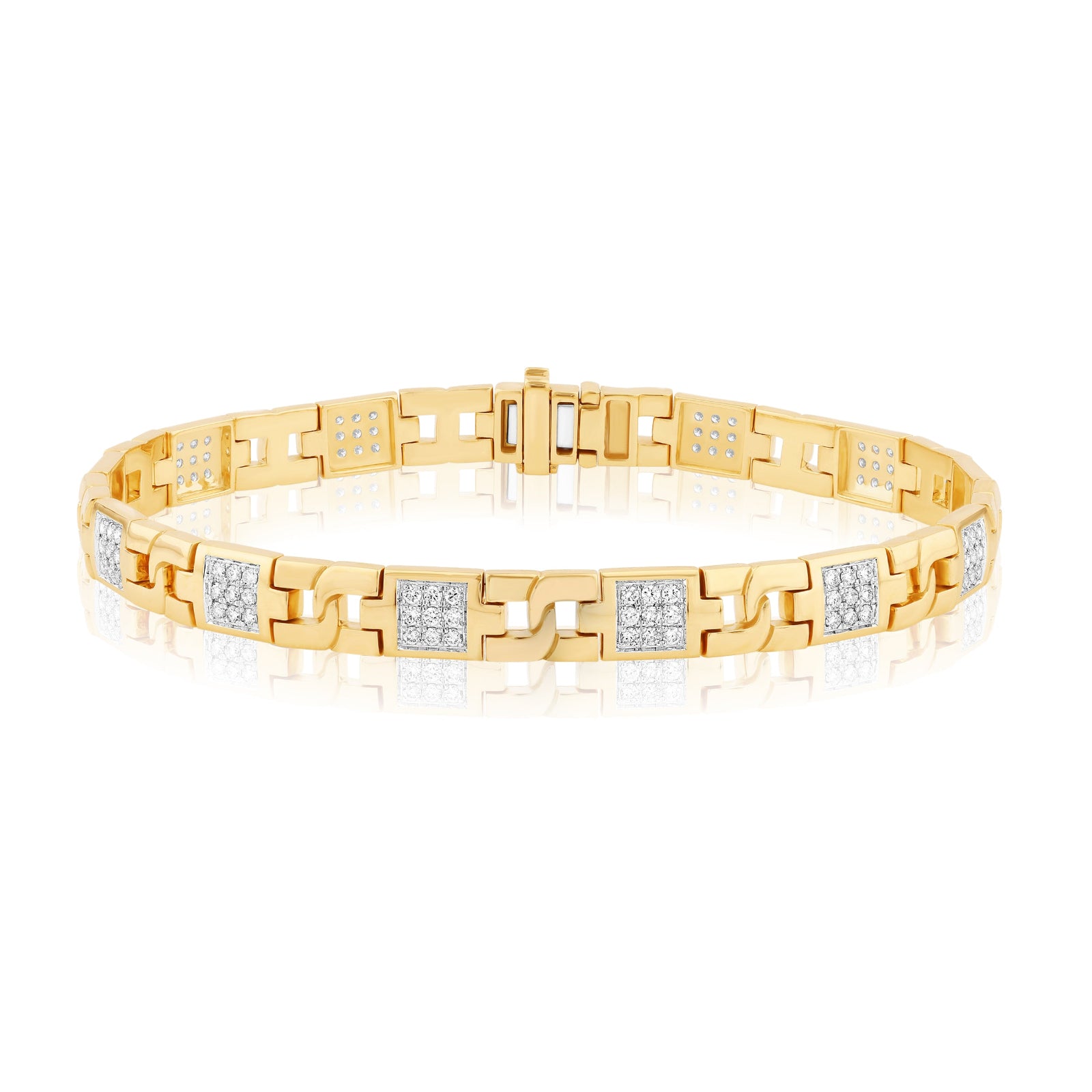 Celebration 9ct Yellow Gold Round 1.5 Carat tw of Lab Grown Diamond 8.5