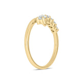 Celebration 9ct Yellow Gold Round Cut 0.50 Carat tw of Lab Grown Diamond Ring