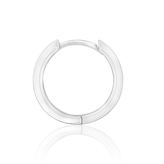 Celebration Sterling Silver Round Cut 0.25 Carat tw of Lab Grown Diamond Huggie Earrings