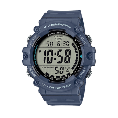 Blue Digital Casio Watch