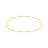 9ct Yellow Gold 19cm Oval Flat Link Bracelet