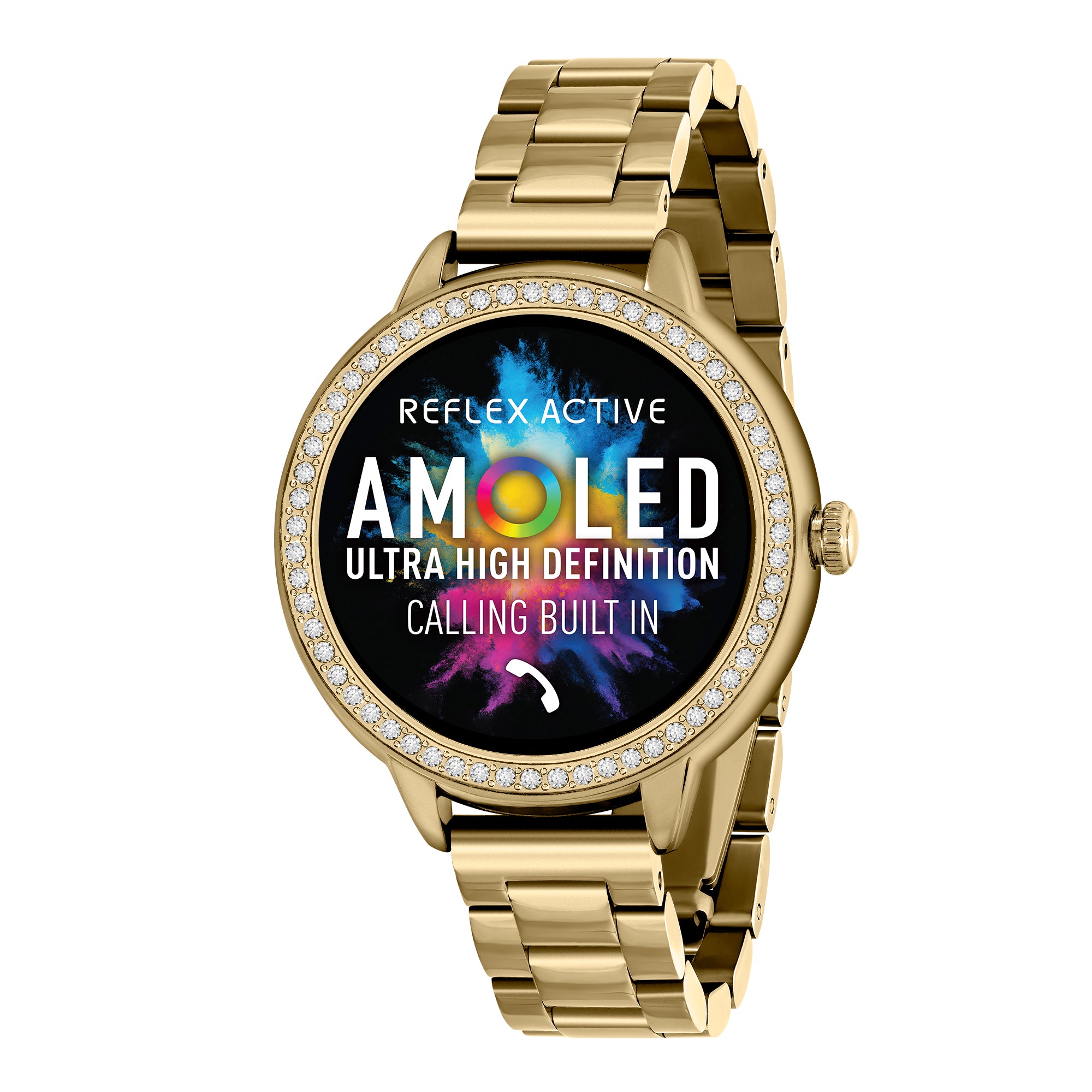 Reflex Active Series 41 Amoled Smart Calling Watch RA41-4098