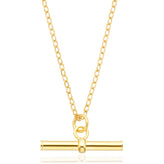 9ct Yellow Gold Bar Pendant