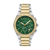 Armani Exchange Chronograph Two Tone Stainless Steel Watch AX4184