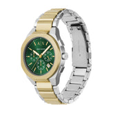 Armani Exchange Chronograph Two Tone Stainless Steel Watch AX4184