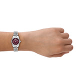 Michael Kors Mini Lexington Pavé Silver Tone Watch MK4968