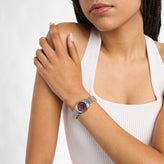Michael Kors Mini Lexington Pavé Silver Tone Watch MK4968