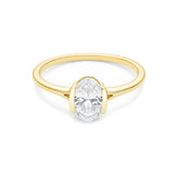 9ct yellow gold Oval Cut 0.75 Carat tw Rings