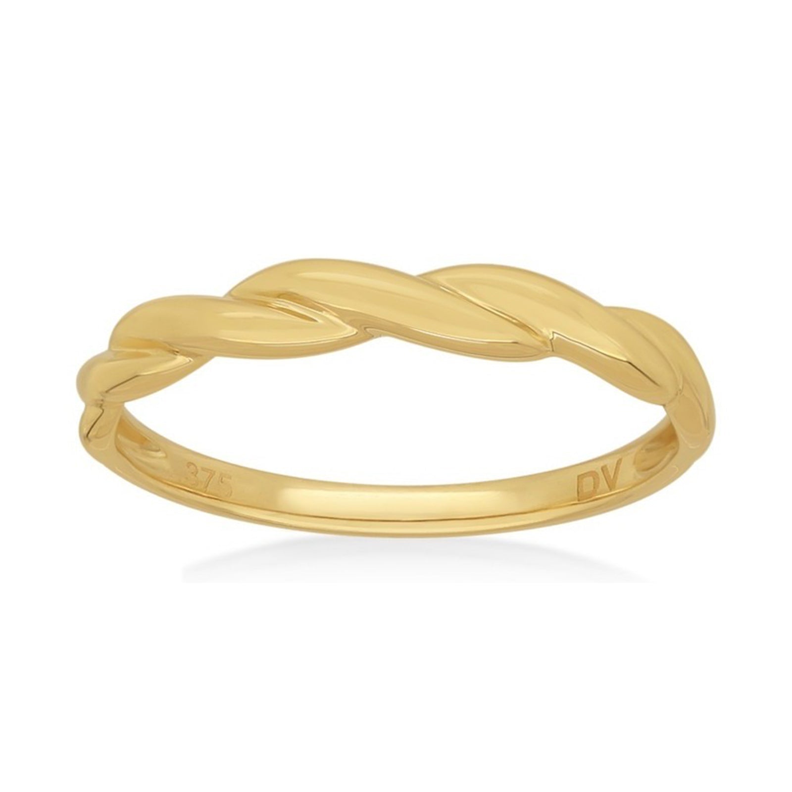 9ct Yellow Gold Twist Ring