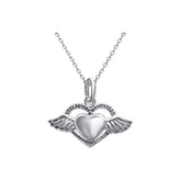 Sterling silver Heart Cut heart Pendants