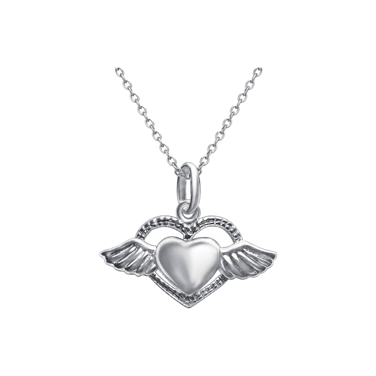 Sterling silver Heart Cut heart Pendants