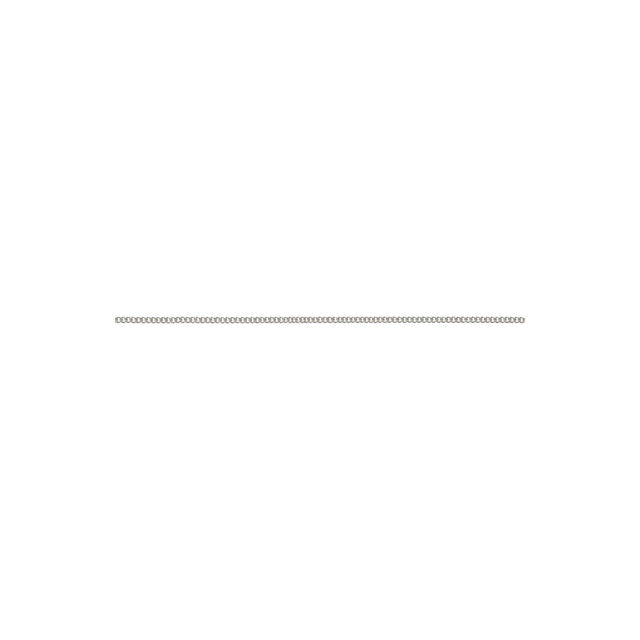 Gold Plated Sterling Silver 40cm Curb Chain